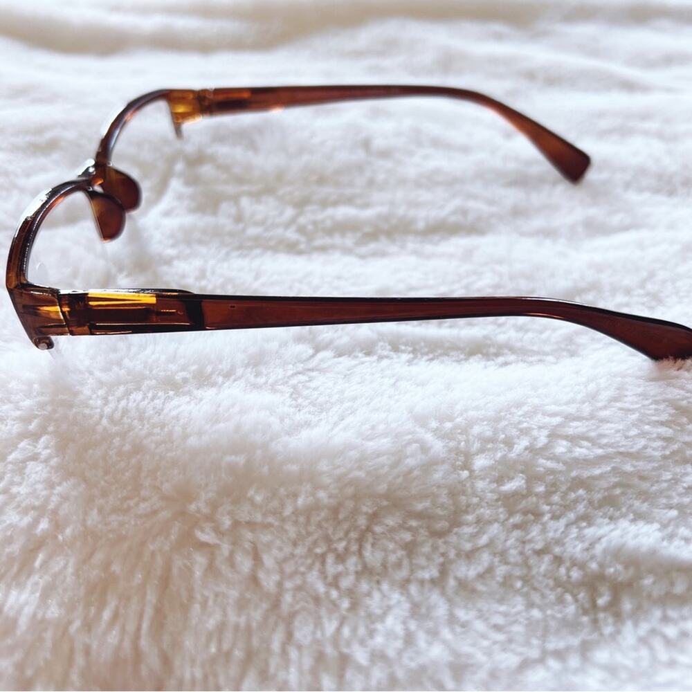 Sophie Tortoise Brown Rectangular Reading Glasses - Picture 13 of 15